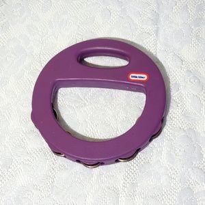 Vintage Little Tikes Purple Tambourine Toddler Musical Toy No Cracks, All Ji